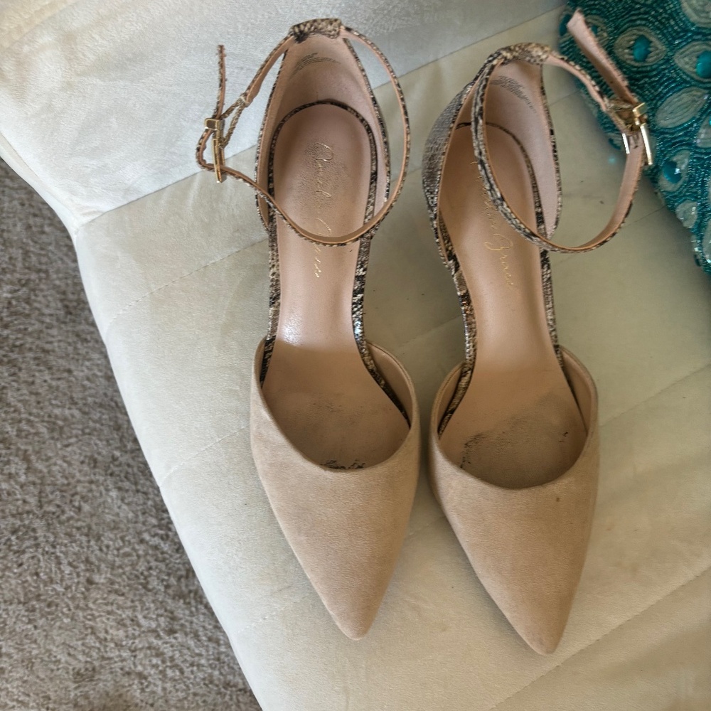 AMELIA GRACE 2 TONE SUEDE AND LEATHER HEALS